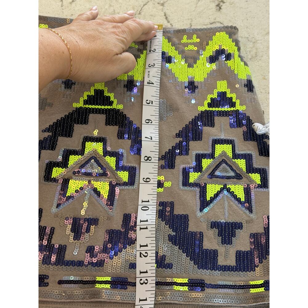 Y2K Sparkly Sequined Express Skirt Size XS - Picture 4 of 5